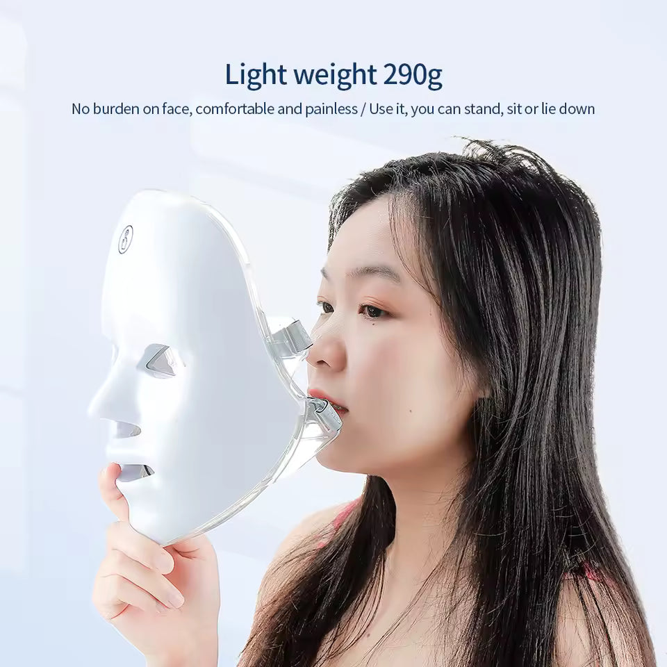 Les 7 modes de couleur du masque LED MÁSKA