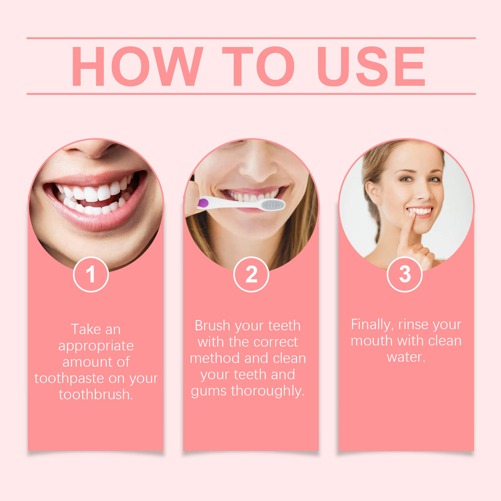 Oralhoe Brightening Fresh Breath Toothpaste Cleaning Care Teeth Brightening Remove Stains Oral Care Herbal Toothpaste