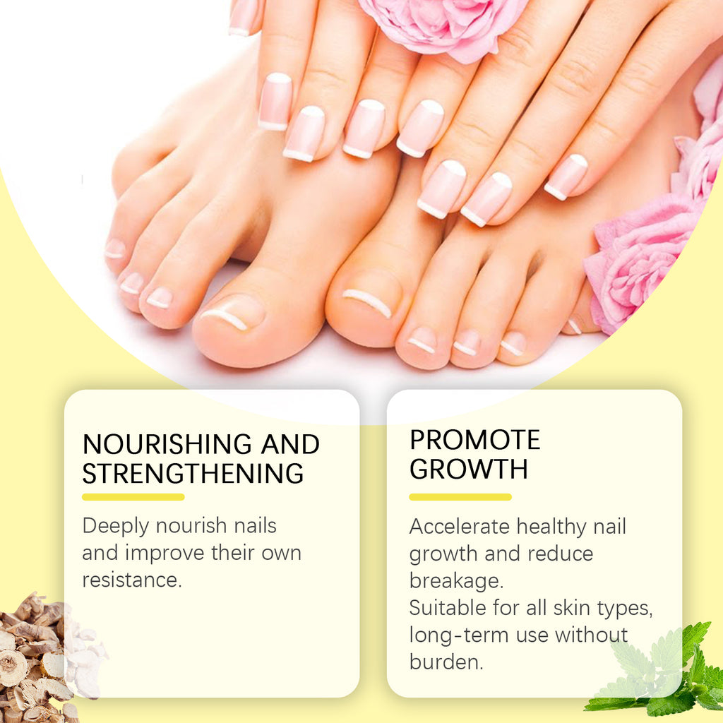 Herbal Nail Care Solution Hand, Foot And Nail Cleansing And Repair Bright Nail Thick Toe Care Solution
